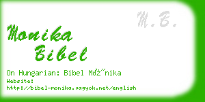 monika bibel business card